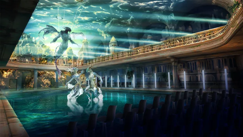 Un son et lumière unique en Europe : dans une pisicne !
