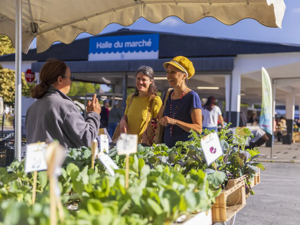 Le stand « tourisme & loisirs Coteaux Béarn Madiran s’invite au marché !