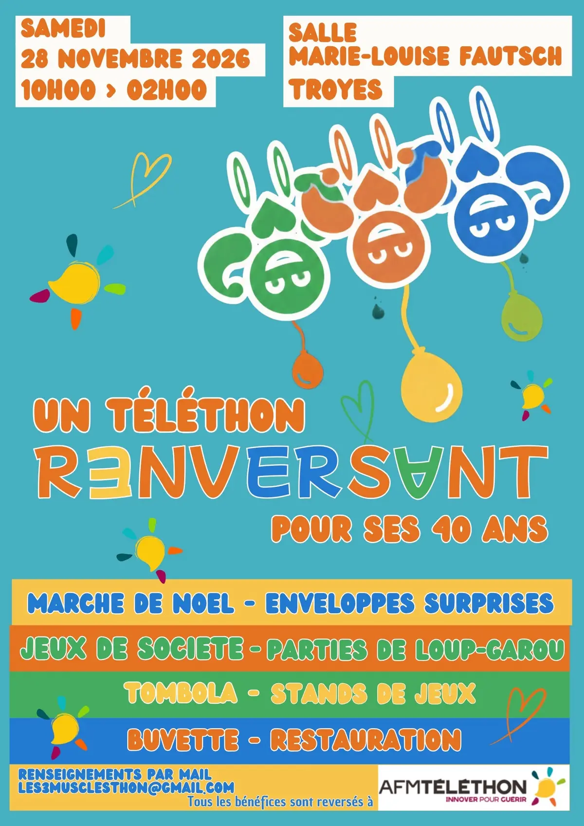Le Téléthon des 3 Muscles'thon