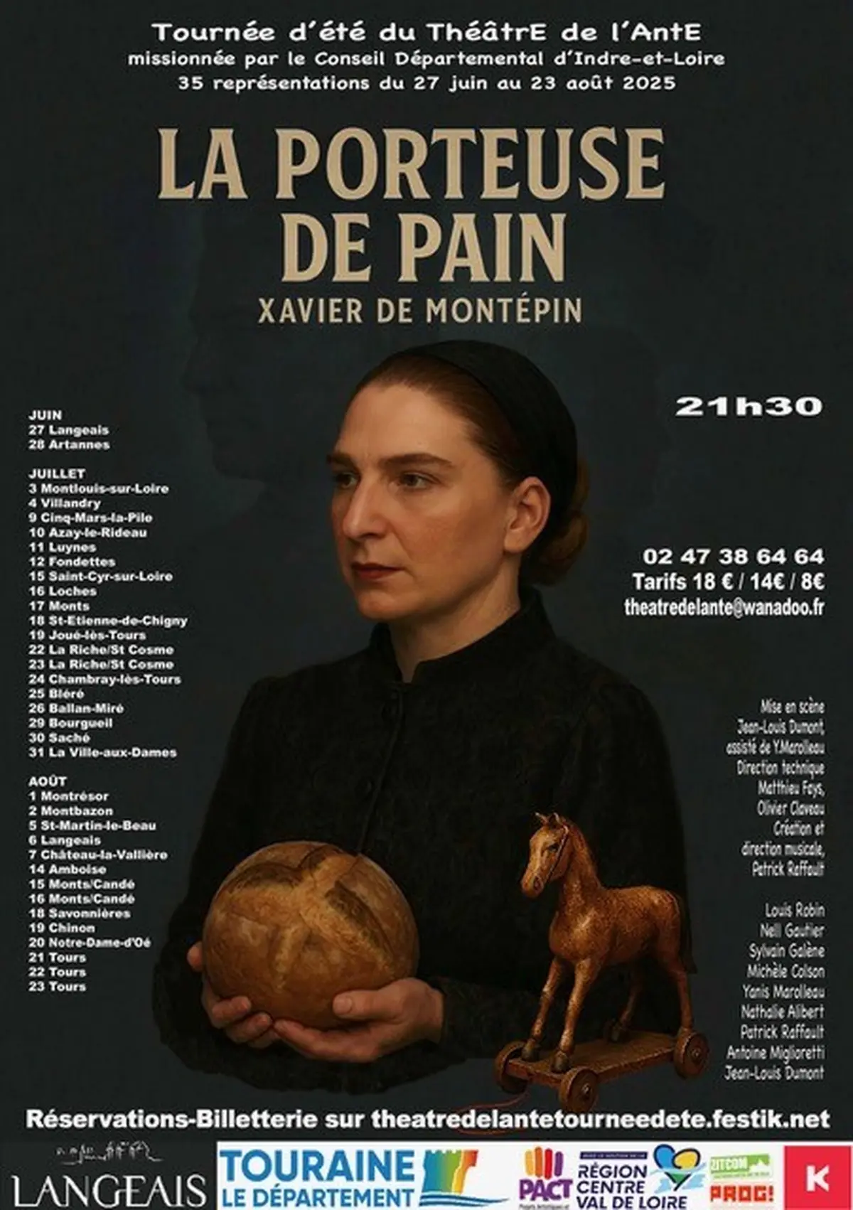 Le Théâtre de l'Ante à Bléré - tournée d'été 2025