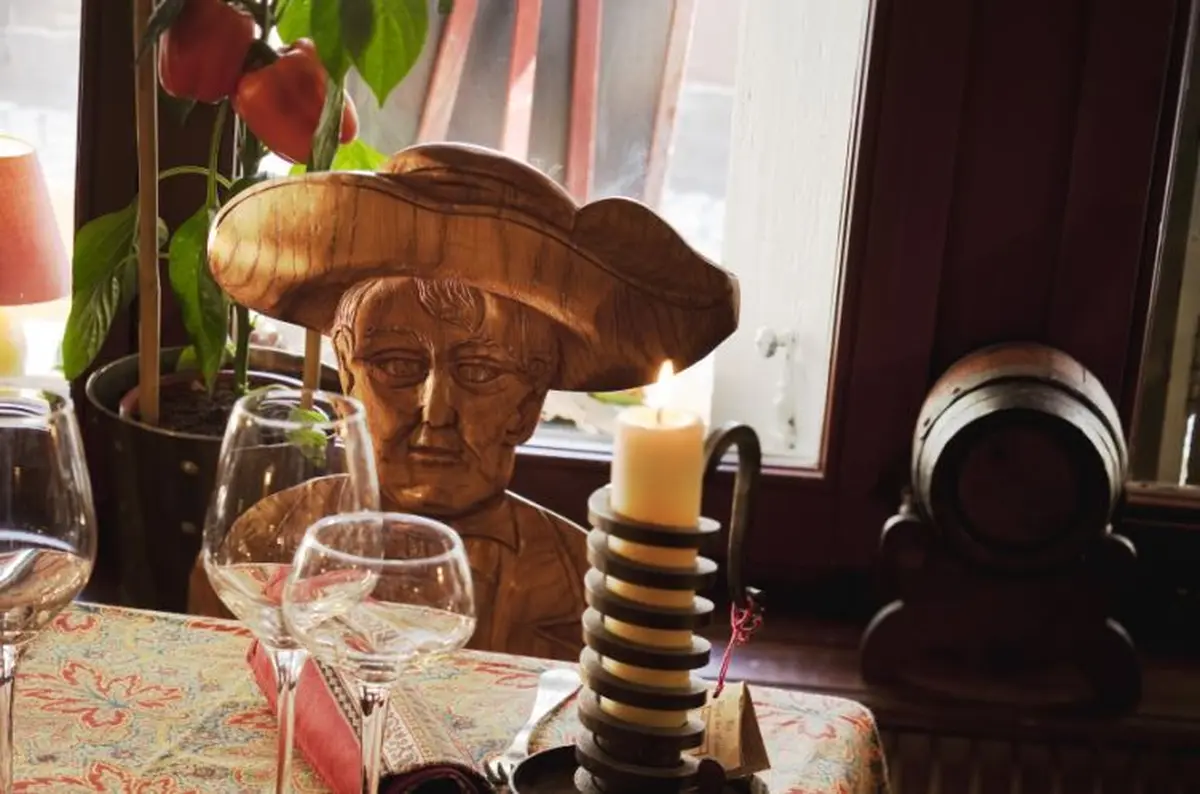 Ambiance alsacienne sur les tables du Tire Bouchon à Strasbourg