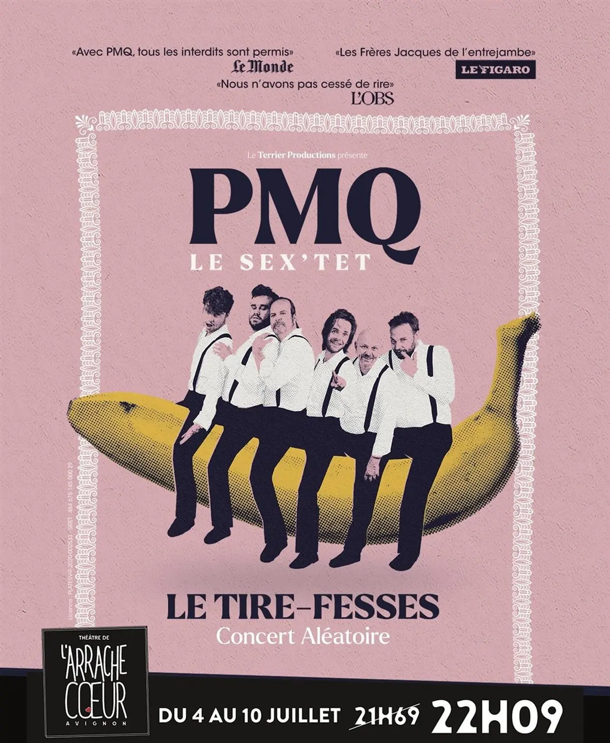 Le Tire-Fesses, par PMQ, le sex'tet