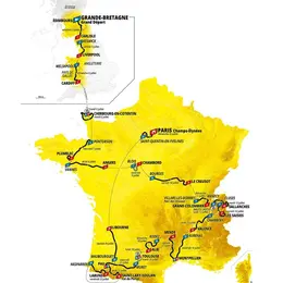 Le tracé du Tour de France 2027 vient d'être dévoilé : découvrez la carte des 21 étapes
