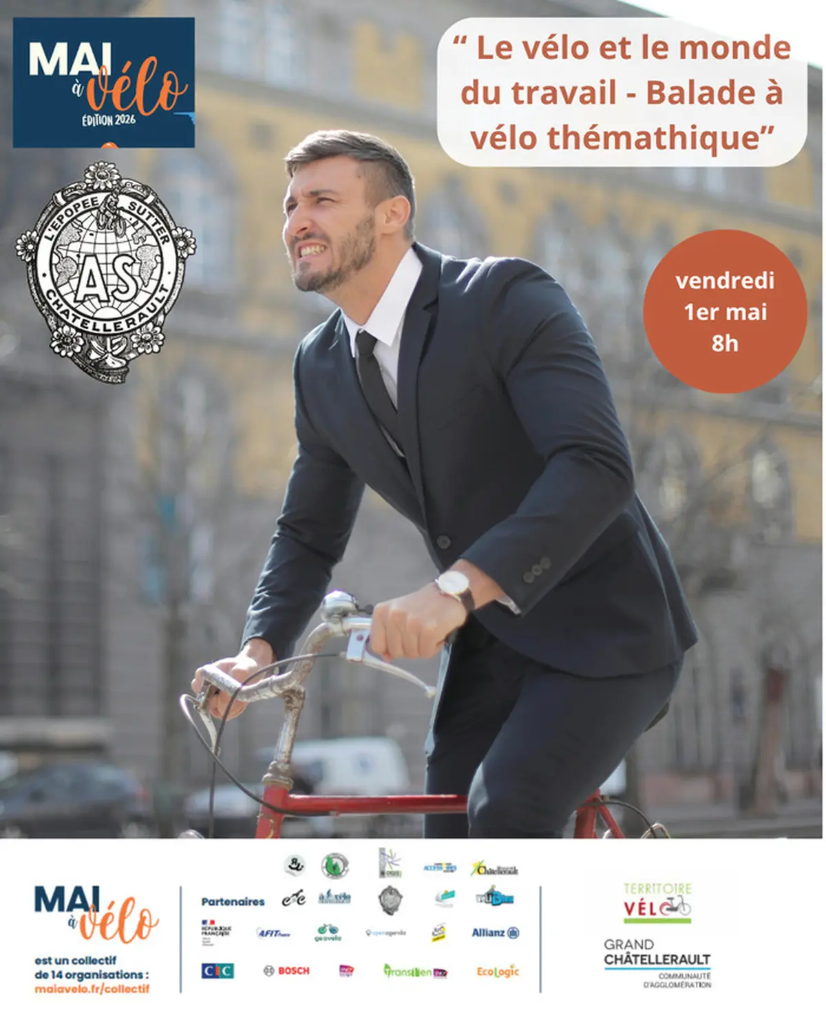 Le vélo et le monde du 
travail - Balade à vélo 
thématique