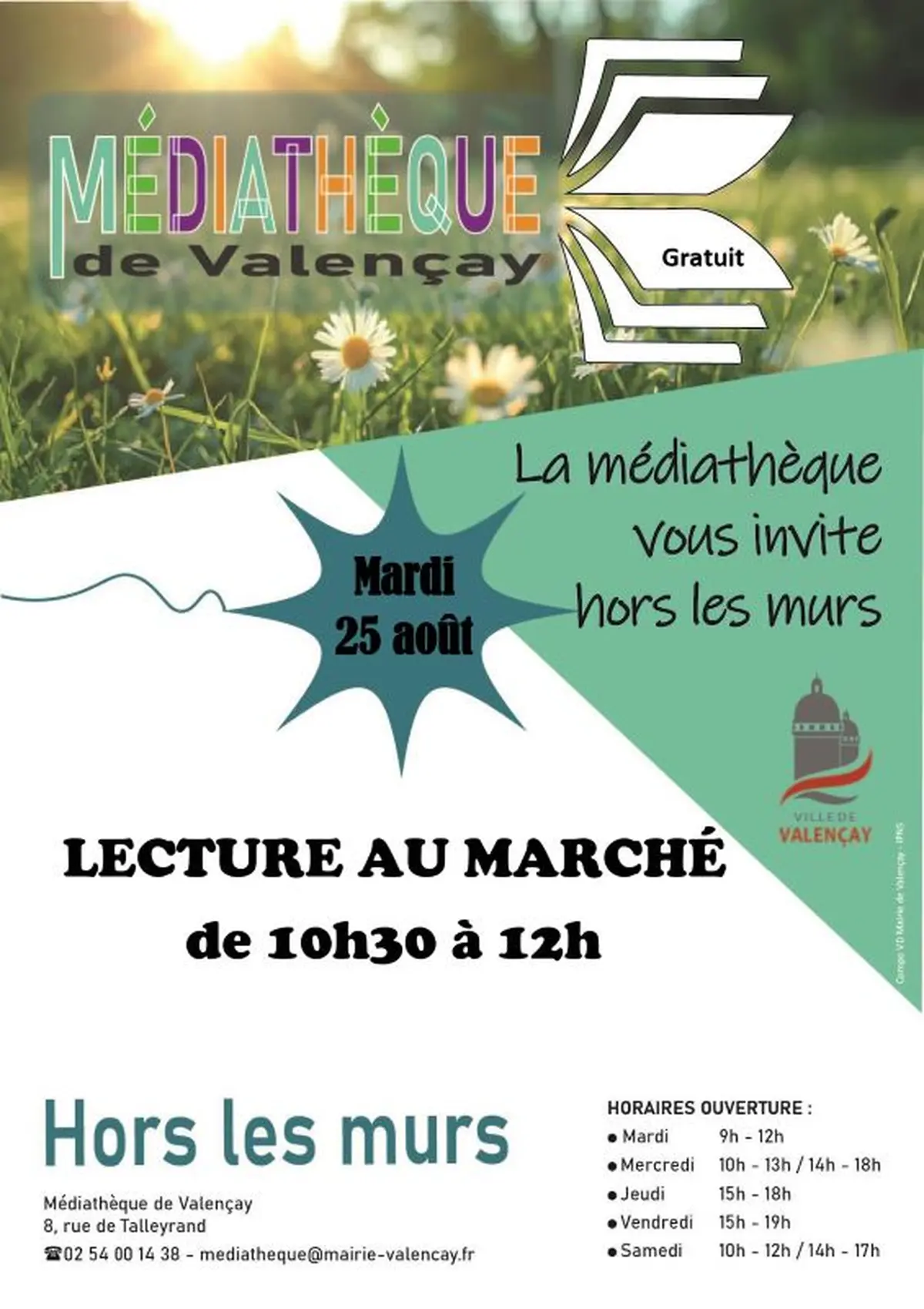 Lecture au marché