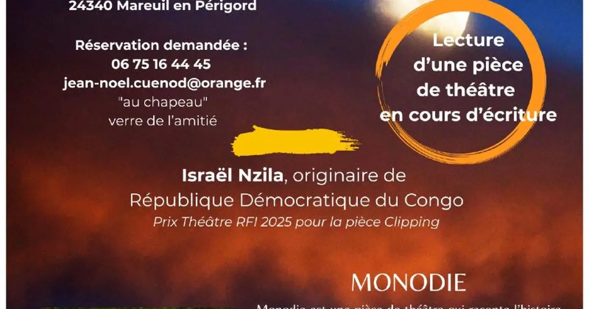 Lecture d'une pièce de théâtre en cours d'écriture