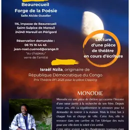 Lecture d'une pièce de théâtre en cours d'écriture