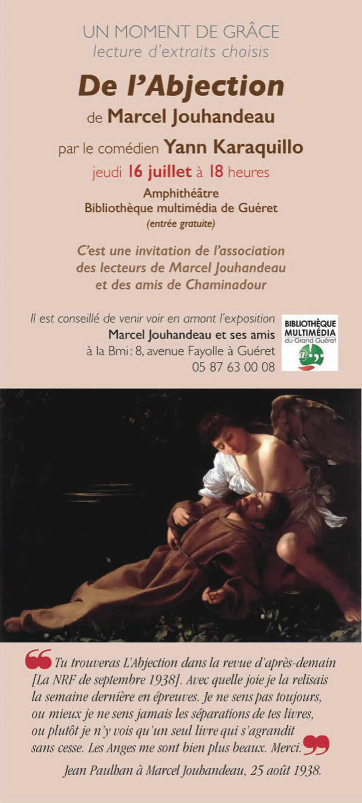 Lecture  De l'Abjection par Yann Karaquillo