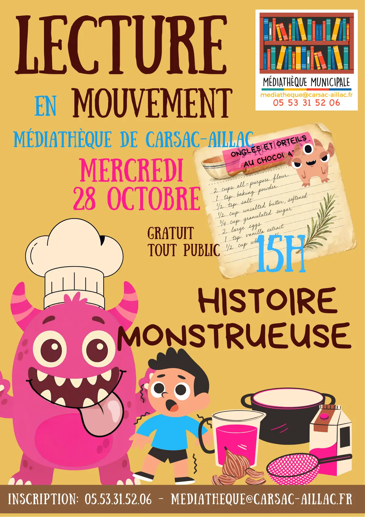 Lecture en mouvement – Histoire Monstrueuse