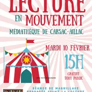 Lecture en mouvement – Médiathèque de Carsac-Aillac