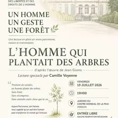 Lecture en plein air L'Homme qui plantait des arbres