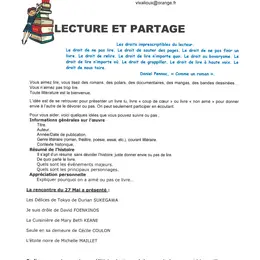 Lecture et partage
