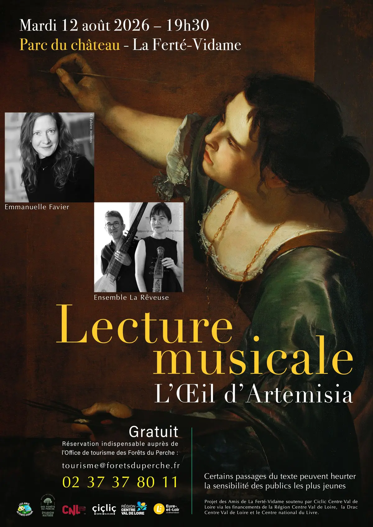 Lecture musicale - L'Oeil d'Artemisia