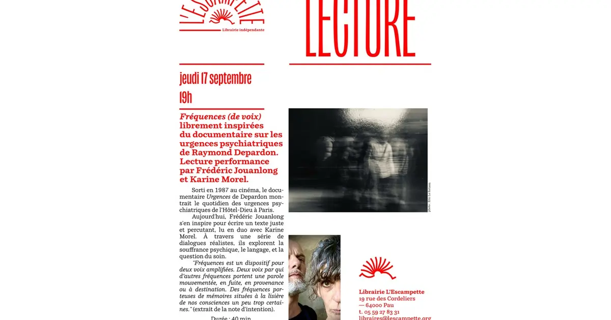 Lecture performance "Fréquences (de voix)"