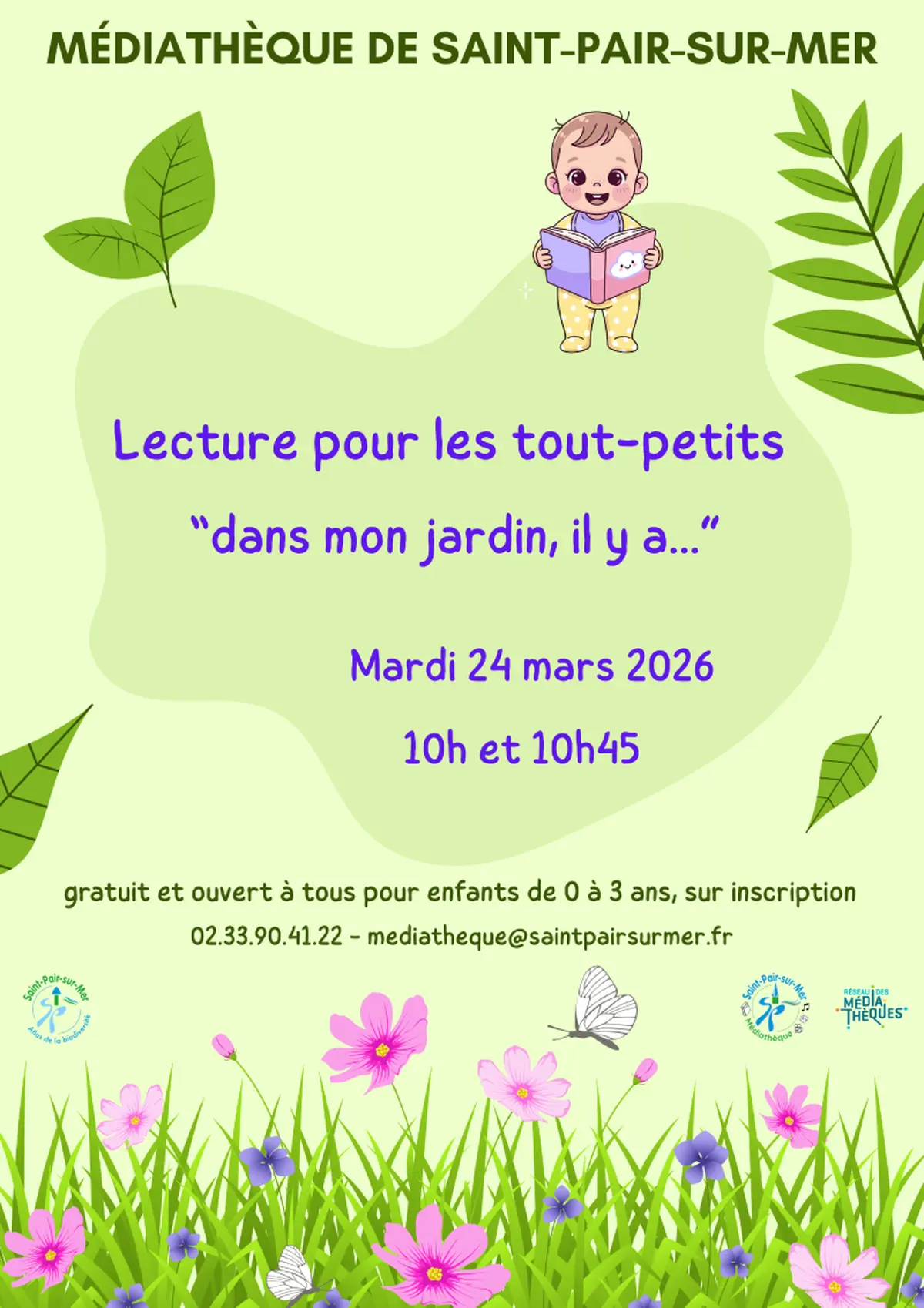 Lecture pour les tout-petits : dans mon jardin, il y a...