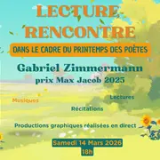 Lecture Rencontre avec Gabriel Zimmermann