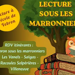 Lecture Sous Les Marronniers à Vebron
