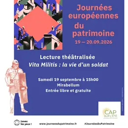 Lecture théâtralisée : Vita Militis, la vie d'un soldat