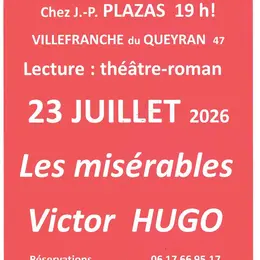 Lecture théâtre-roman : Les Misérables