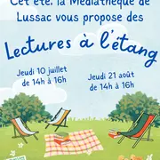 Lectures à l'étang de Lussac