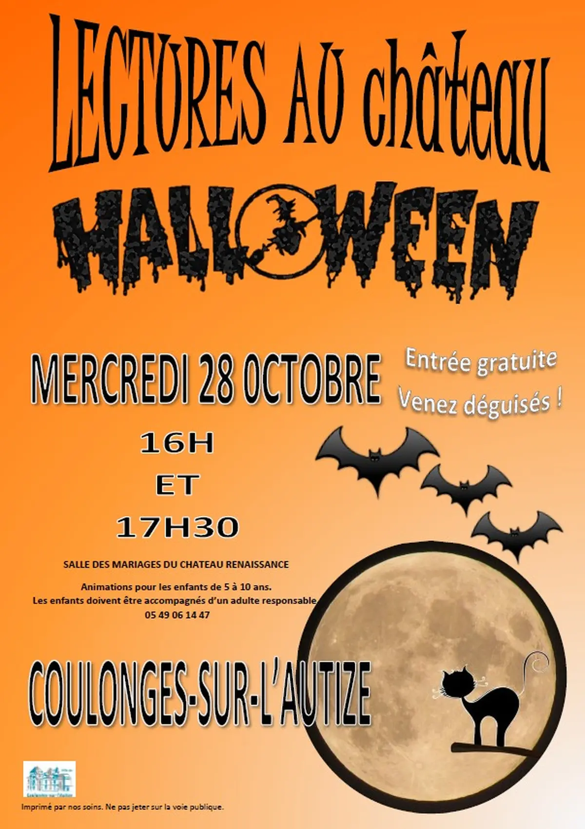 Lectures au château Halloween