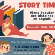 Lectures d'albums en anglais à la bibliothèque de St Geniez d'Olt