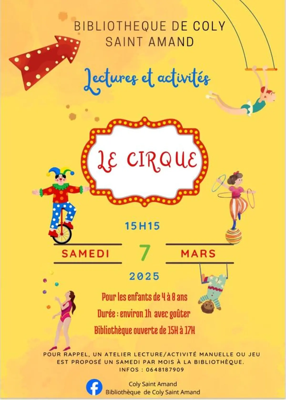 Lectures et activités - Le cirque