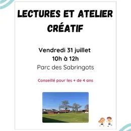 Lectures et ateliers créatifs