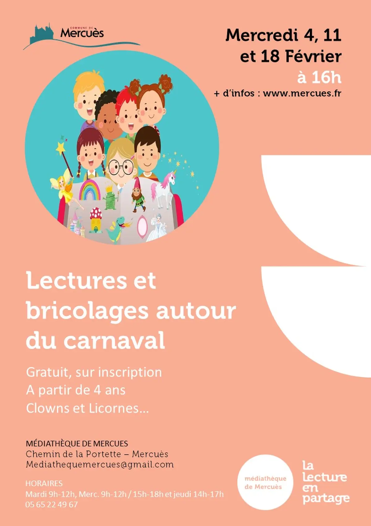 Lectures et bricolage autour du Carnaval