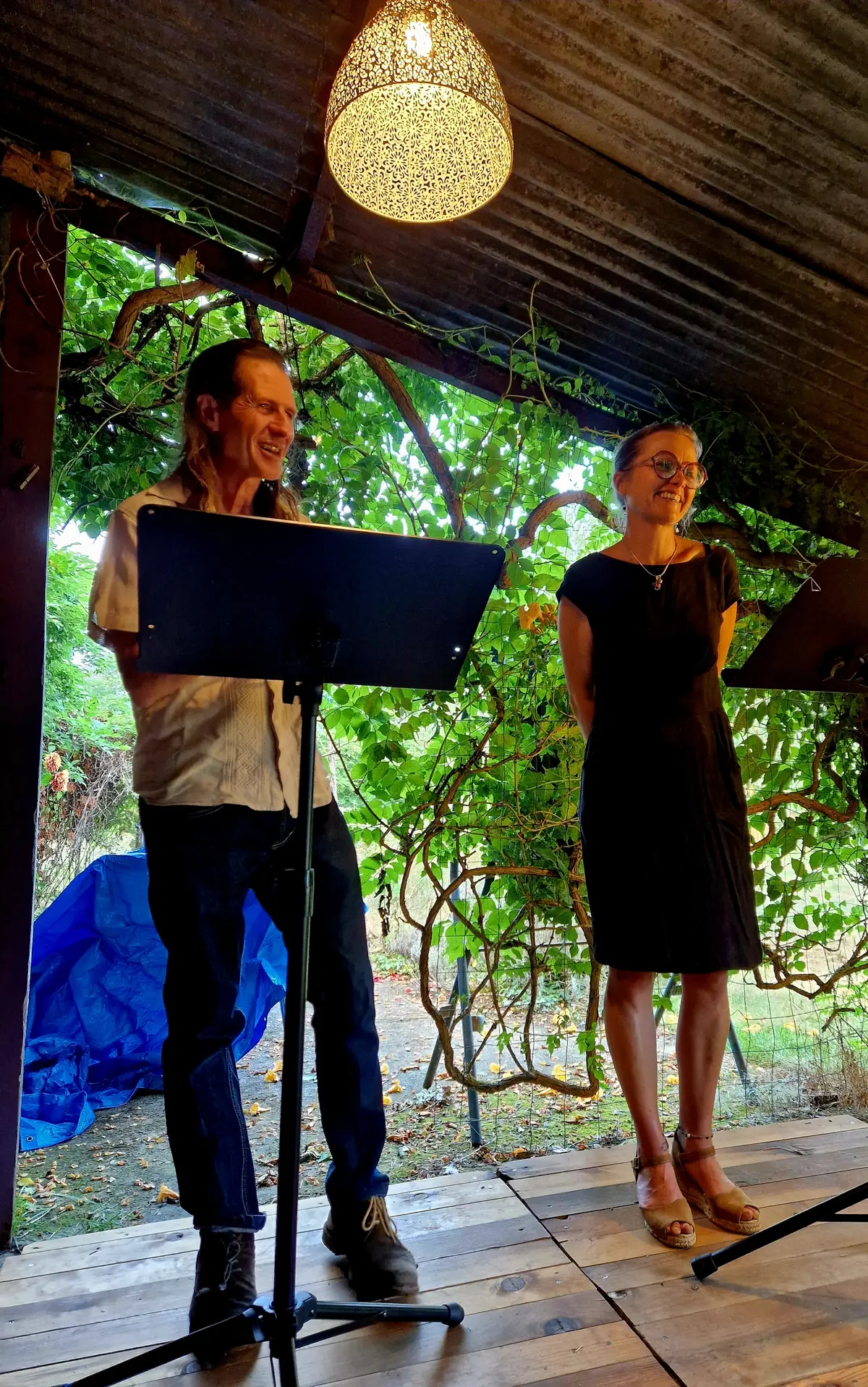 Lectures et spectacles au jardin - Correspondances
