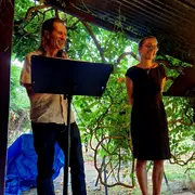 Lectures et spectacles au jardin - Correspondances