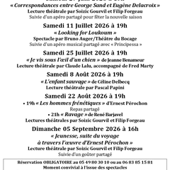 Lectures et spectacles au jardin - Lecture théâtrale