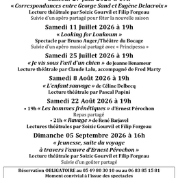 Lectures et spectacles au jardin - Lecture théâtrale