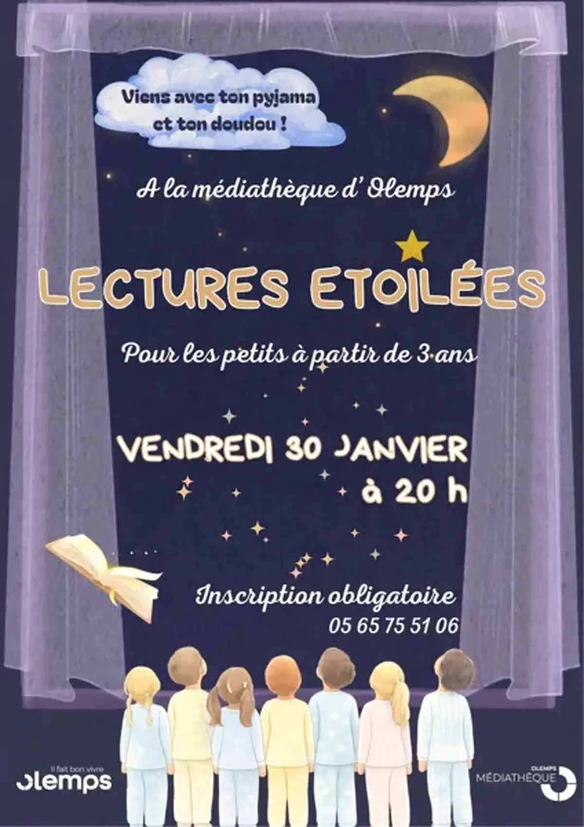 Lectures étoilées à la médiathèque