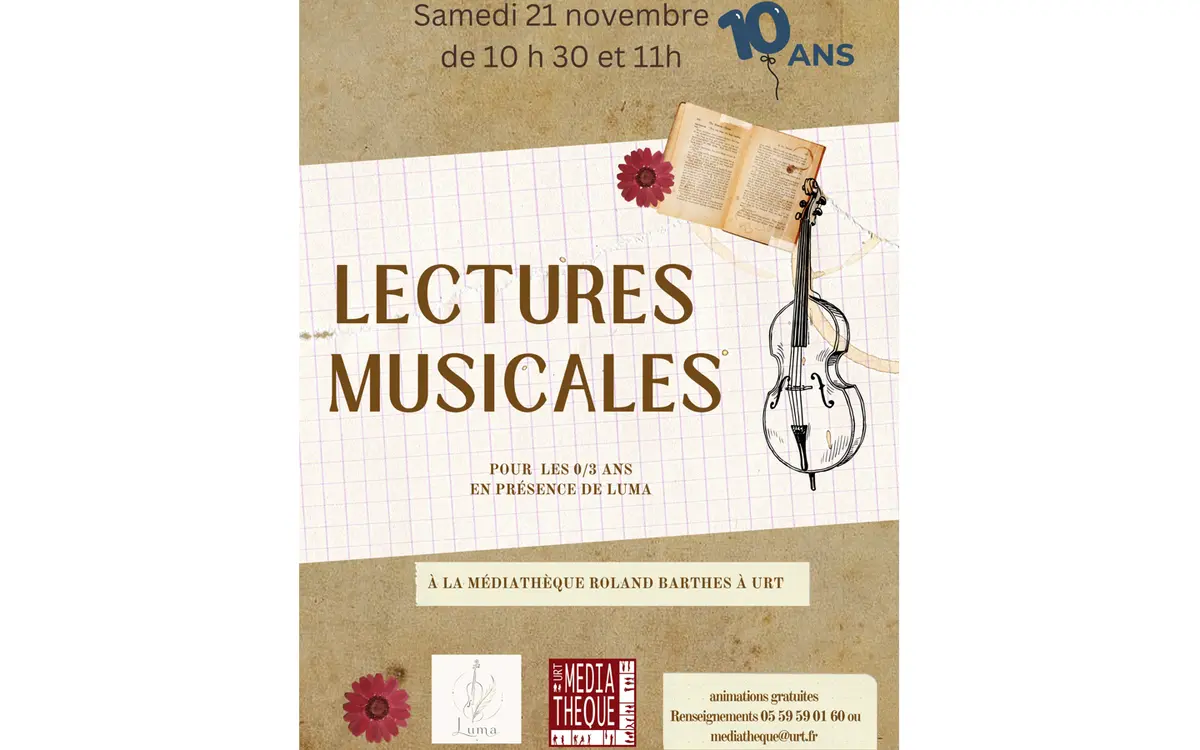 Lectures musicales avec violoncelle