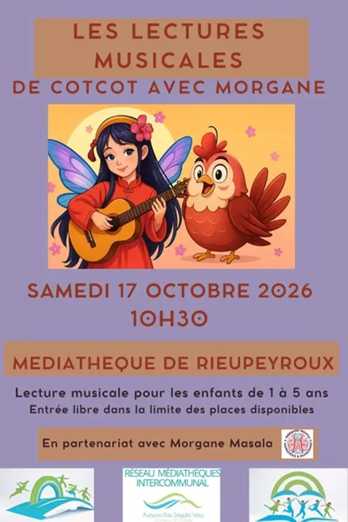 Lectures musicales de CotCot et Morgane