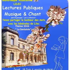 Lectures publiques Musique et Chants - Parvis Château de Montauban