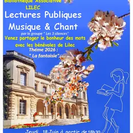Lectures publiques Musique et Chants - Parvis Château de Montauban