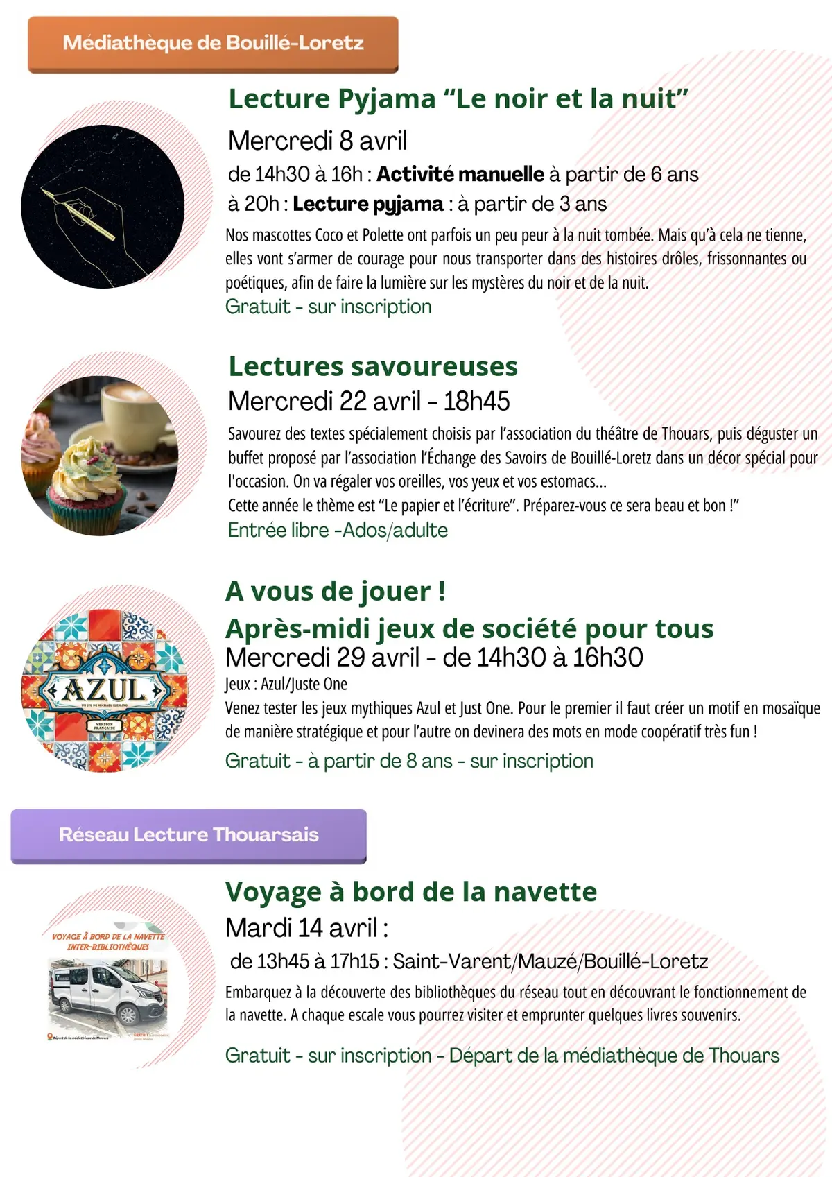 Lectures savoureuses