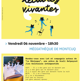 Lectures vivantes à Montcuq-en-Quercy-Blanc