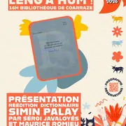 LENG'A HUM! présentation de la réédition du DICTIONNAIRE SIMIN PALAY