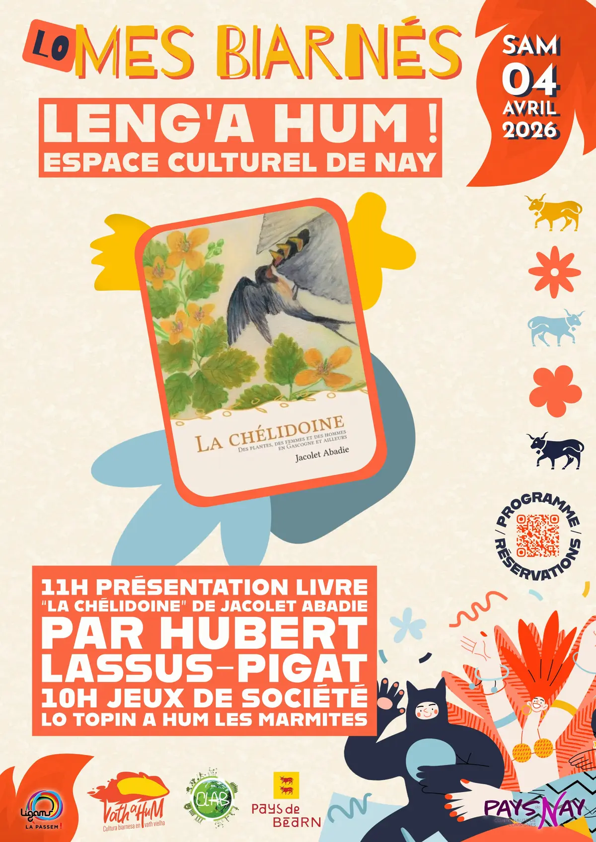 LENG'A HUM! Présentation Livre LA CHÉLIDOINE