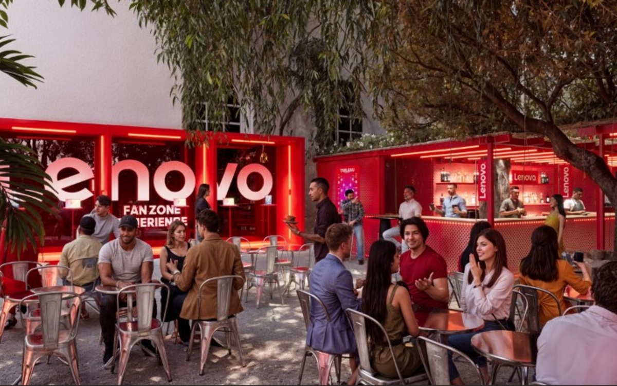 Lenovo ouvre une fan zone technologique de 800 m² au Café A pendant toute la Coupe du Monde de la FIFA 2026