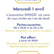 Les 1 an de SNOOZ … - collectif SNOOZ ( ateliers créatifs et pour le recyclage)