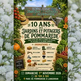 Les 10 ans des jardins et potagers de Pommarede