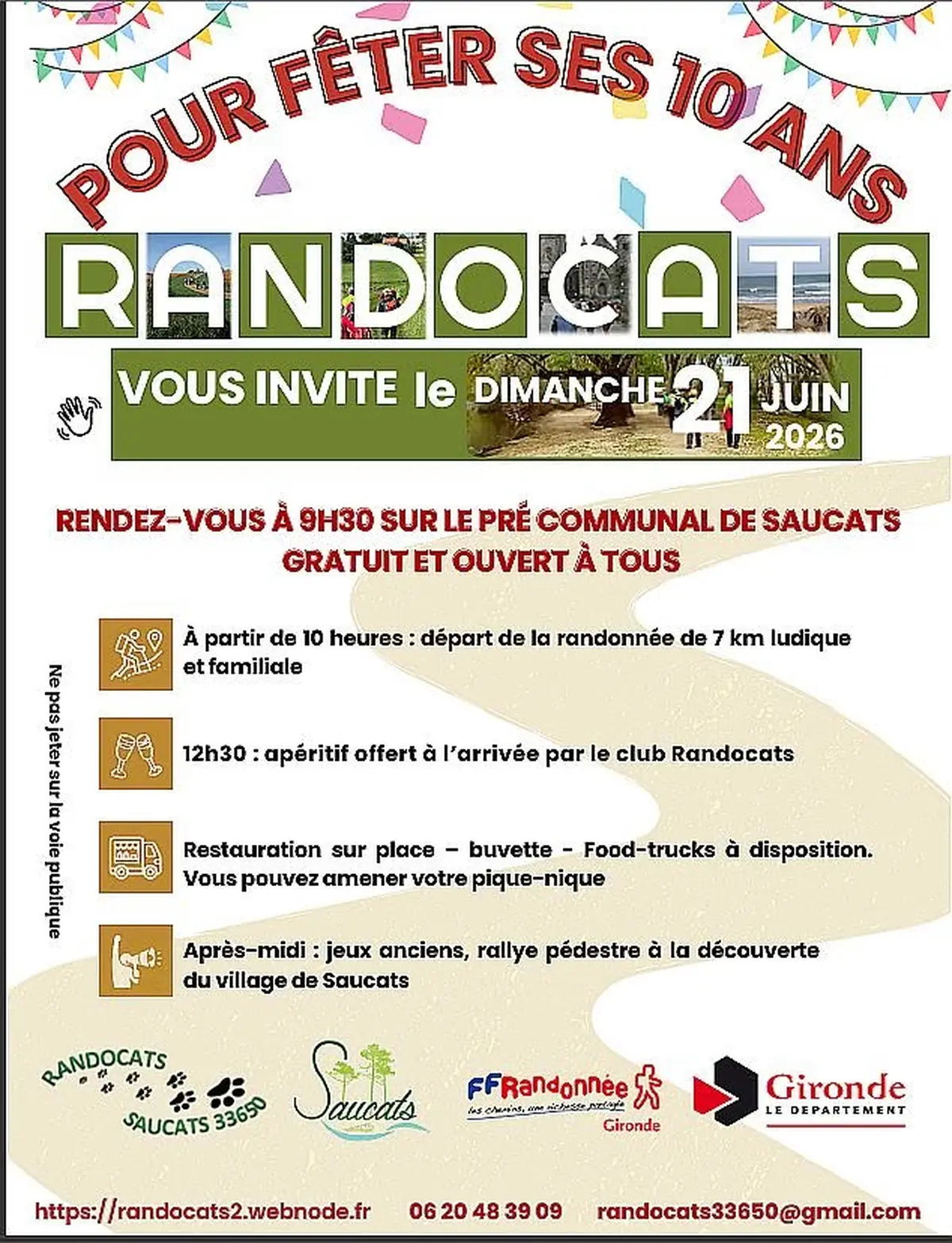 Les 10 ans du club Randocats