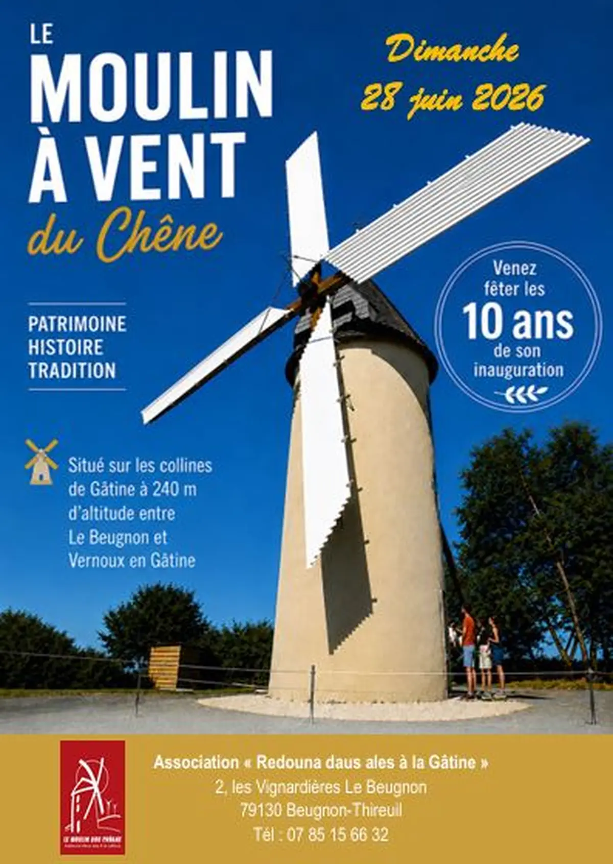 Les 10 ans du moulin à vent du chêne