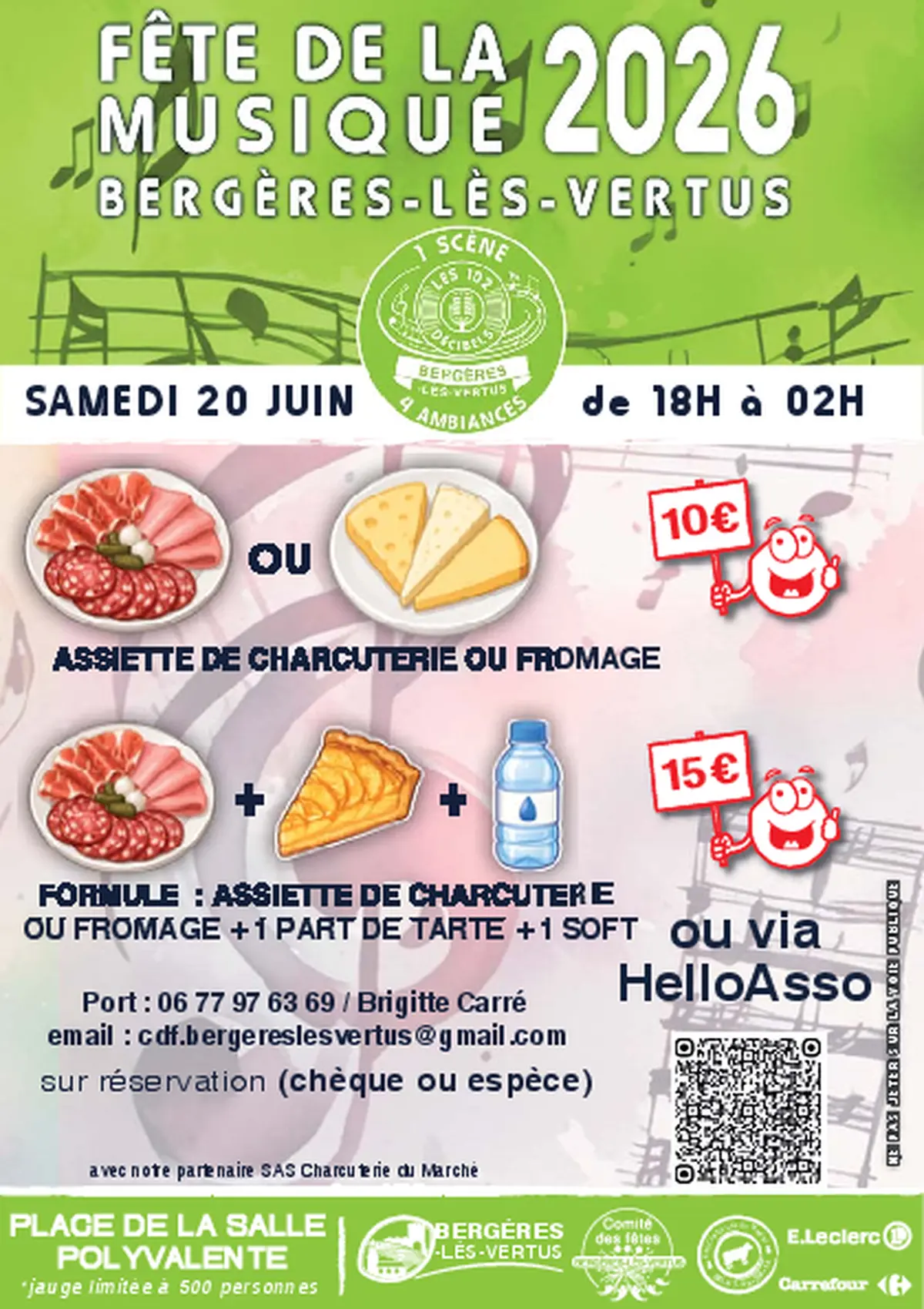 Les 102 Décibels - Bergères-Lès-Vertus - Fête de la musique 2026