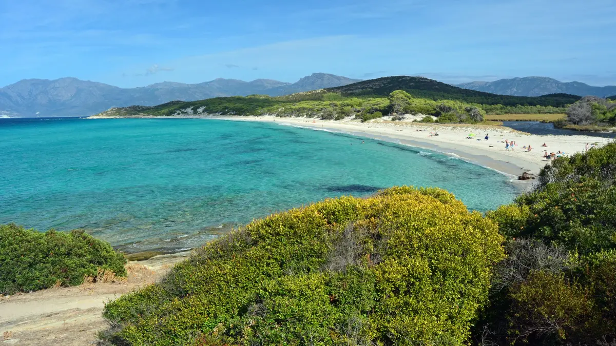 La plage de Saleccia en Corse 