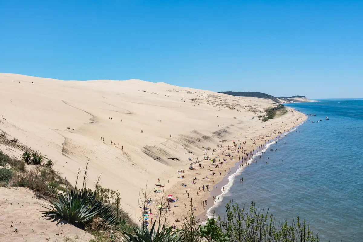 La plage de la Corniche au Pyla-sur-Mer